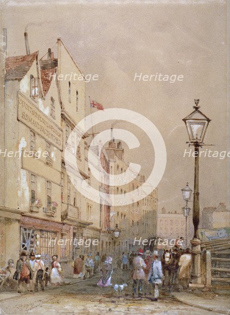 View of Smithfield Market, City of London, 1844.                                      Artist: George Sidney Shepherd