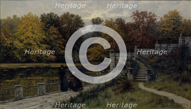 The Lazienki Park, 1886. Artist: Kryzhitsky, Konstantin Yakovlevich (1858-1911)