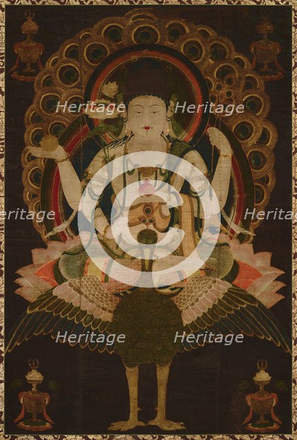 Mahamayuri Scroll, 12th century. Artist: Anonymous  