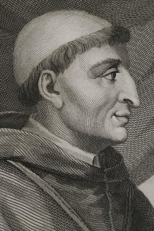 Francisco Ximénez de Cisneros, known as Cardinal Cisneros (1436-1517), 1853.  Creator: Antonio Roca Sallent.