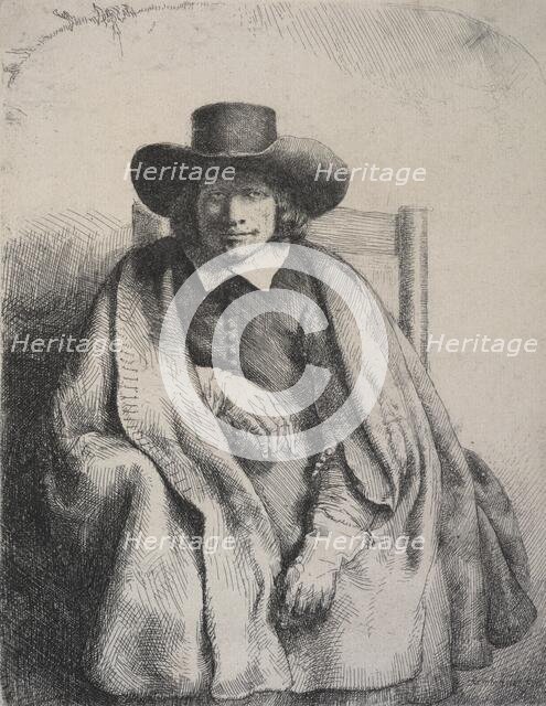 Clement de Jonghe, printseller, 1651. Creator: Rembrandt Harmensz van Rijn.