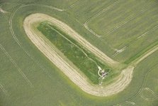 West Kennet Long Barrow, a Neolithic chambered burial mound, Wiltshire, 2023. Creator: Robyn Andrews.