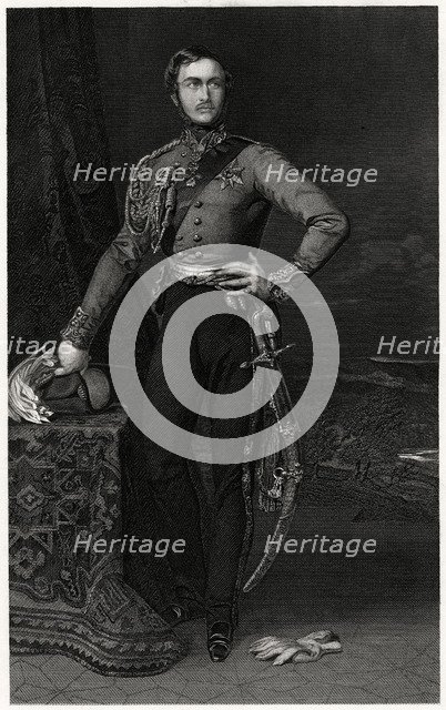 'HRH Prince Albert', 19th century. Artist: J Brown
