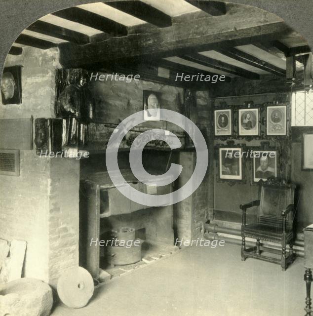 'Living Room in Shakespeare's House, Stratford-on-Avon, England.', c1930s. Creator: Unknown.