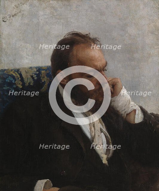 Portrait of the Artist Nikolay (Mykola) Murashko, 1882. Creator: Il'ya Repin.