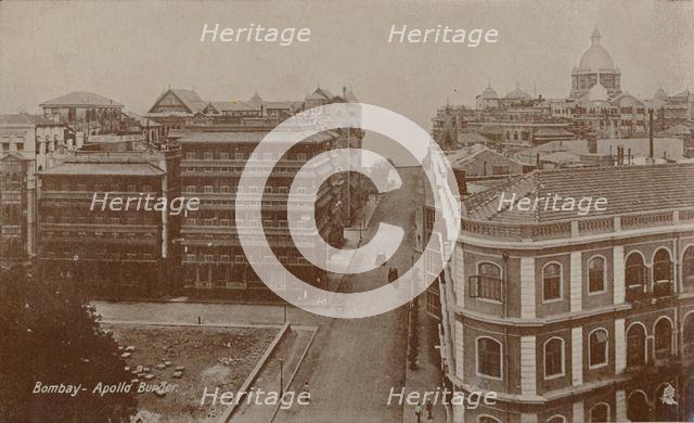 'Bombay -  Apollo Bunder'.  Creator: Unknown.