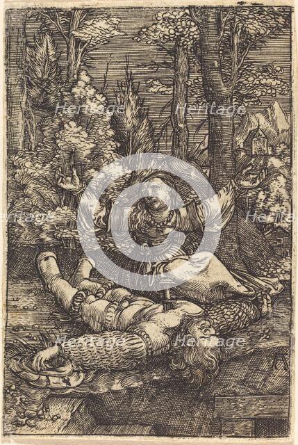 Pyramus and Thisbe, c. 1515/1518. Creator: Albrecht Altdorfer.