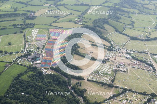 Glastonbury Festival 2019, 11 days after it had ended, Pilton, Somerset, 2019. Creator: Damian Grady.