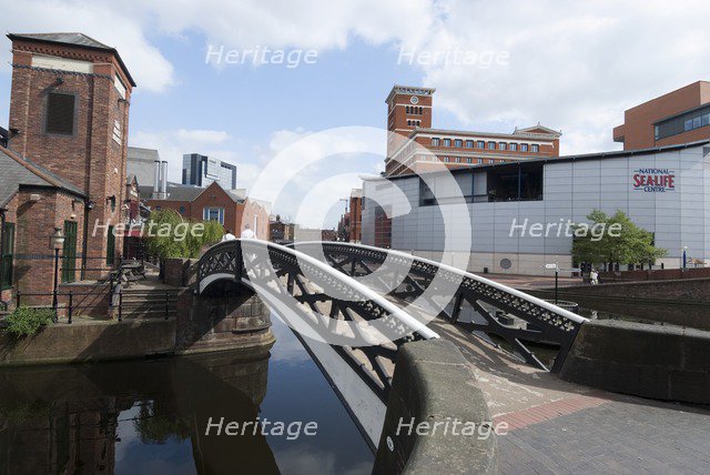 Birmingham, Canal nr Sea Life Centre, B'ham, 2009. Creator: Ethel Davies.