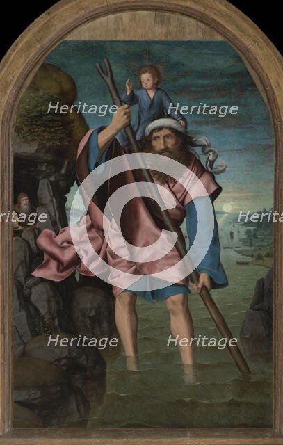 Saint Christopher, 1490. Creator: Massys, Quentin (1466-1530).