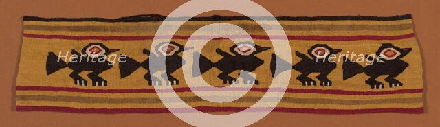 Fragment (Border), Peru, A.D. 1000/1476. Creator: Unknown.