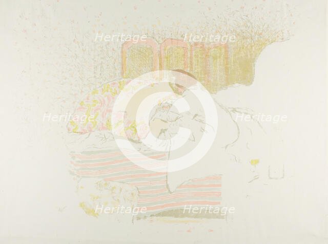 The Birth of Annette, c. 1899. Creator: Edouard Vuillard.