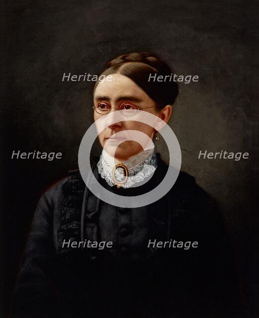 Portrait of Eusebia Sewell, 1881. Creator: Barton Stone Hays.