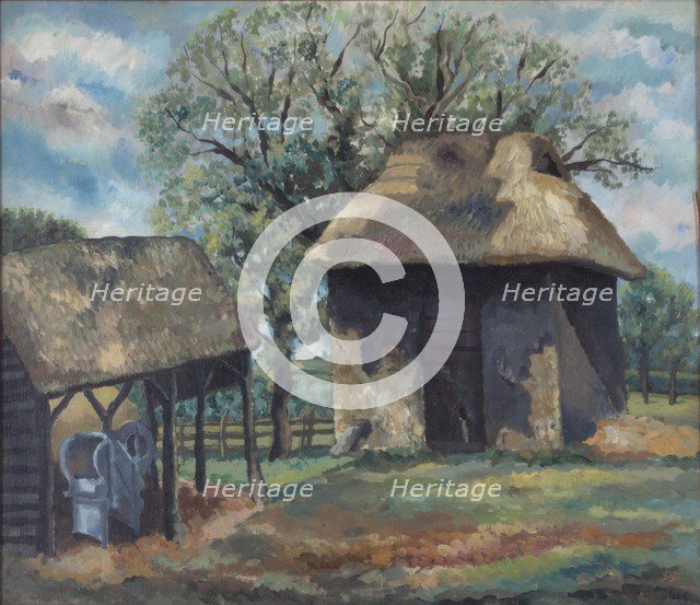 'The black barn', 1863-1932. Artist: Douglas Davidson