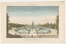 View of the fountain in a garden in Aranjuez, 1735-1805. Creator: Unknown.