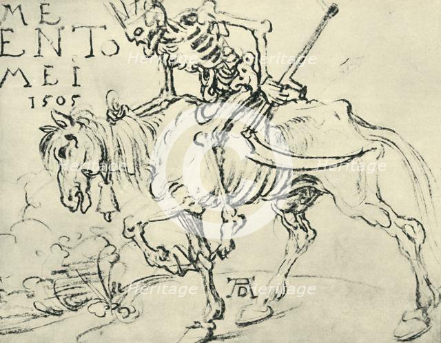 Death riding, 1505, (1943). Creator: Albrecht Durer.