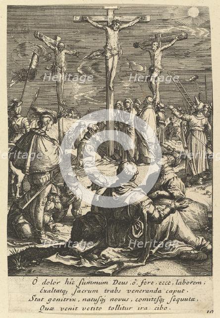 Christ on the Cross, from The Passion of Christ, mid 17th century. Creator: Nicolas Cochin.