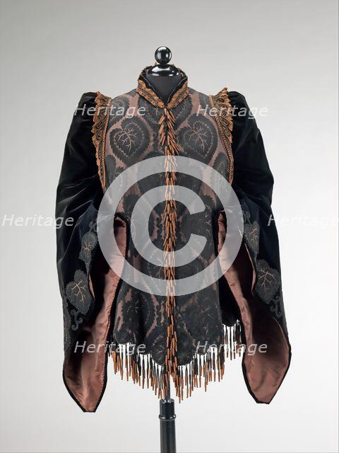 Afternoon jacket, French, 1885-90. Creator: Emile Pingat.