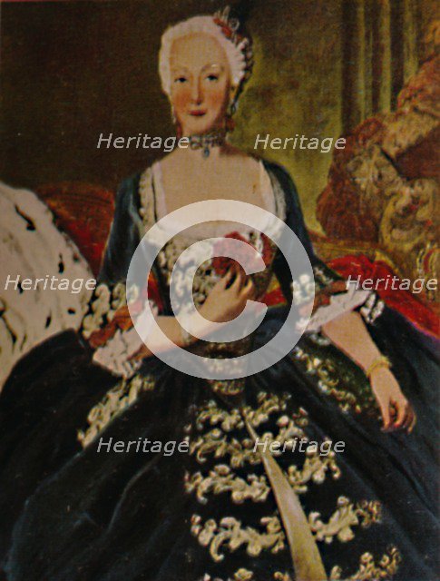 'Die Gemahlin Friedrichs des Großen 1715-1797. - Gemälde von Pesne', 1934. Creator: Unknown.