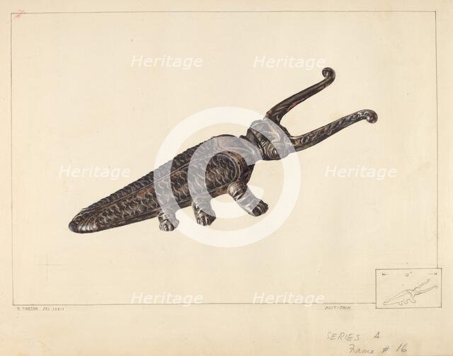 Bootjack, c. 1938. Creator: Ralph Morton.