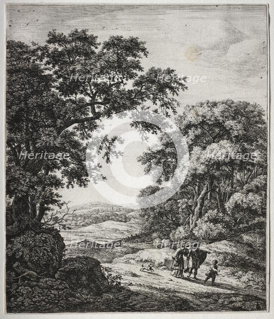 the banishment of Hagar and Ishmael. Creator: Anthonie Waterloo (Dutch, 1609/10-1690).