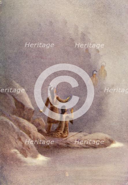 "The mists came down, and with them the Supernatural People", 1914. Creator: Unknown.