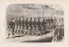 The Seventy Ninth Regiment (Highlanders), New York State Militia (Harper's Weekly)..., May 25, 1861. Creator: Anon.
