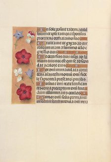 Hours of Queen Isabella the Catholic, Queen of Spain: Fol. 101v, c. 1500. Creator: Master of the First Prayerbook of Maximillian (Flemish, c. 1444-1519); Associates, and.