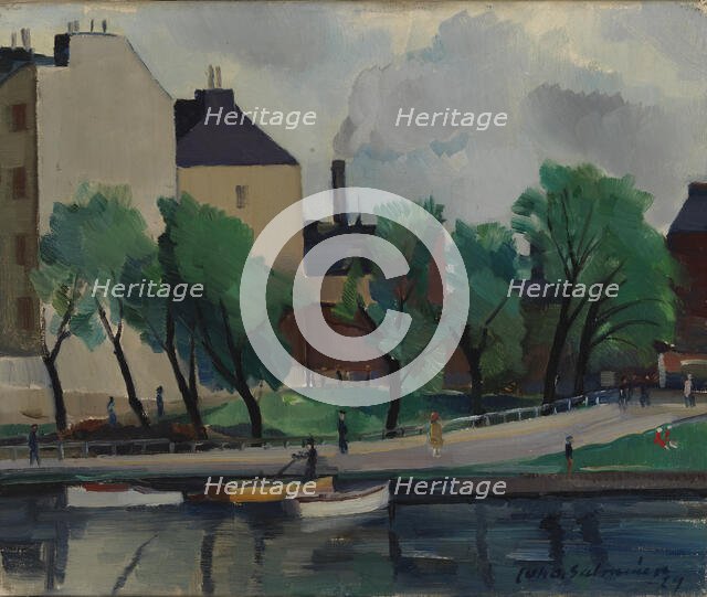 Urban Shore, 1929. Creator: Juho Salminen.