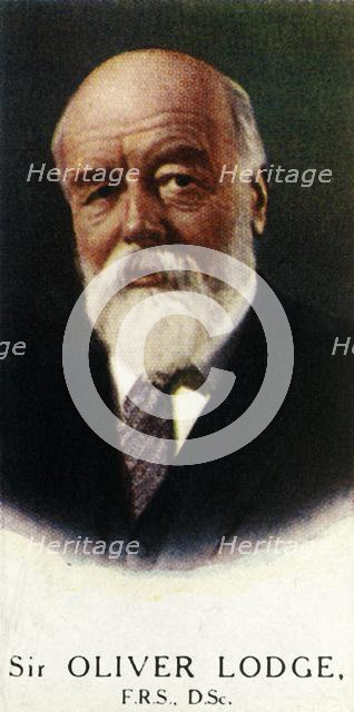 'Sir Oliver Lodge, F.R.S., D.Sc.', 1927. Creator: Unknown.