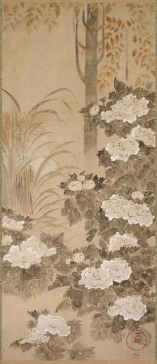 Flowers and Foliage of Autumn, mid 1700s. Creator: Tatebayashi Kagei (Japanese).