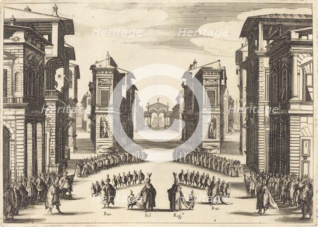 Solimano, Act II, 1620. Creator: Jacques Callot.