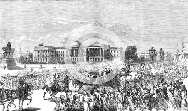 Government House, Calcutta, sketched by one of our special artists, 1876. Creator: Unknown.