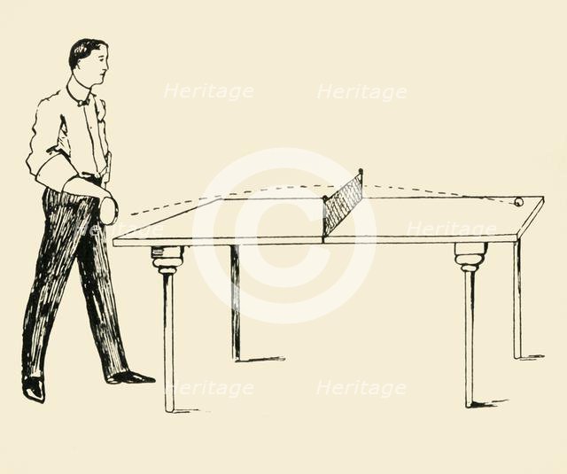 'Under-Hand Fore-Hand Drive', 1902. Creator: Unknown.