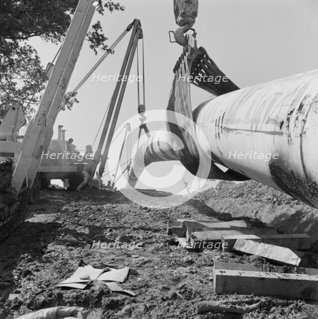 Brampton Gas Pipeline, Cumbria, 16/07/1975. Creator: John Laing plc.