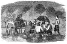 Dining under difficulties - from a sketch by our special artist in China, 1860. Creator: Unknown.