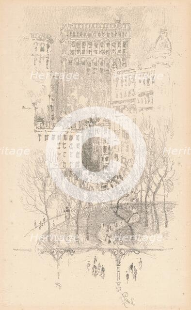 Union Square, 1904. Creator: Joseph Pennell.