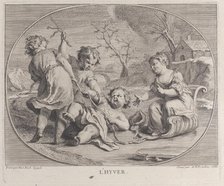 Winter (L'Hyver), 1740-60. Creator: Antoine R. Tronchon.