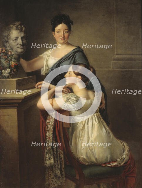 The Demoiselles Charlotte Jeanette and Anne Sofie Laurent, 1815. Creator: Per Krafft the Younger.