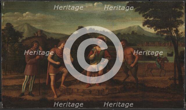 The Judgement of Midas. The Musical Contest between Apollo and Marsyas, 1507-1509. Creator: Giovanni Battista Cima da Conegliano.