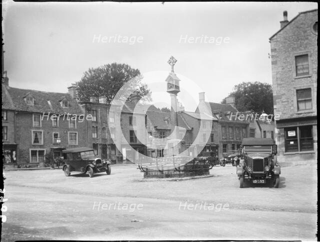 Market Square, Stow-on-the-Wold, Cotswold, Gloucestershire, 1928. Creator: Katherine Jean Macfee.