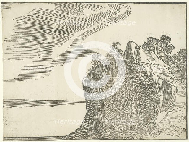 The Submersion of Pharaoh's Army in the Red Sea, c. 1515, printed 1549. Creator: Unknown.