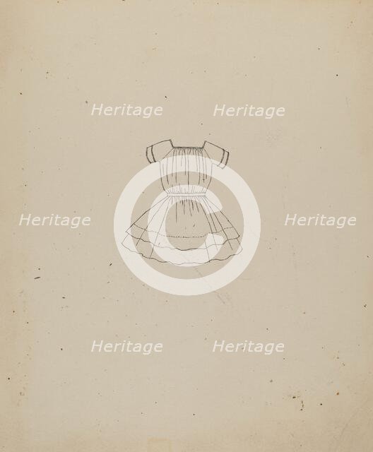 Child's Dress, c. 1936. Creator: Catherine Fowler.