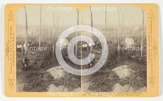 Crescent Regt. of New Orleans in the "Hornets Nest", 1887. Creator: Henry Hamilton Bennett.