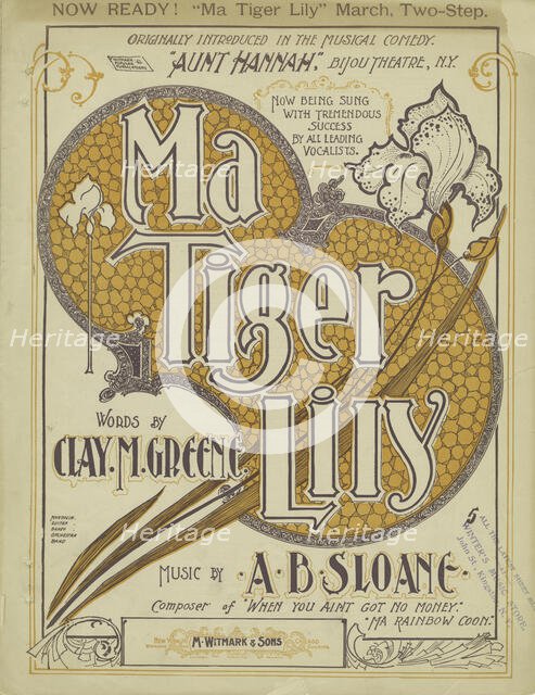 'Ma Tiger Lily', 1900. Creator: Unknown.