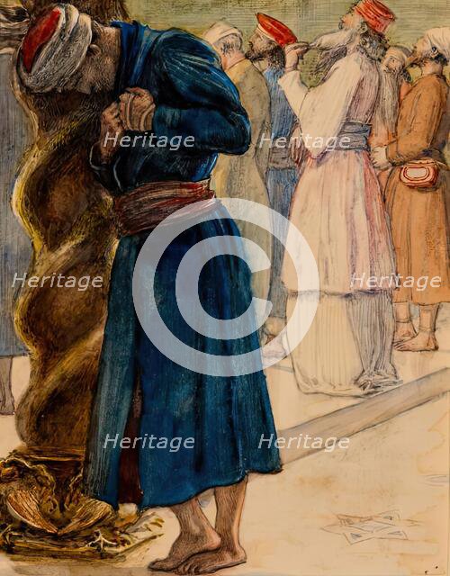 Parable-The Pharisee and the Publican, c1860. Creator: John Everett Millais.