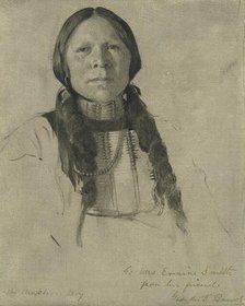 An Arapahoe Boy, c. 1882. Creator: George de Forest Brush.