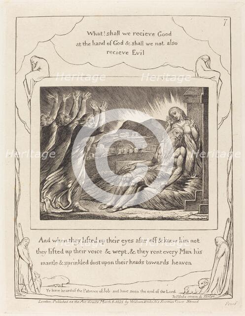Job's Comforters, 1825. Creator: William Blake.