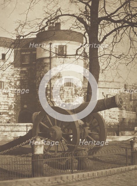 An old warrior, Tower grounds. From the album: Photograph album - London, 1920s. Creator: Harry Moult.