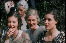 Thumbnail image of A Large Group of Female Civilians Posing for Photos, 1931. Creator: British Pathe Ltd.